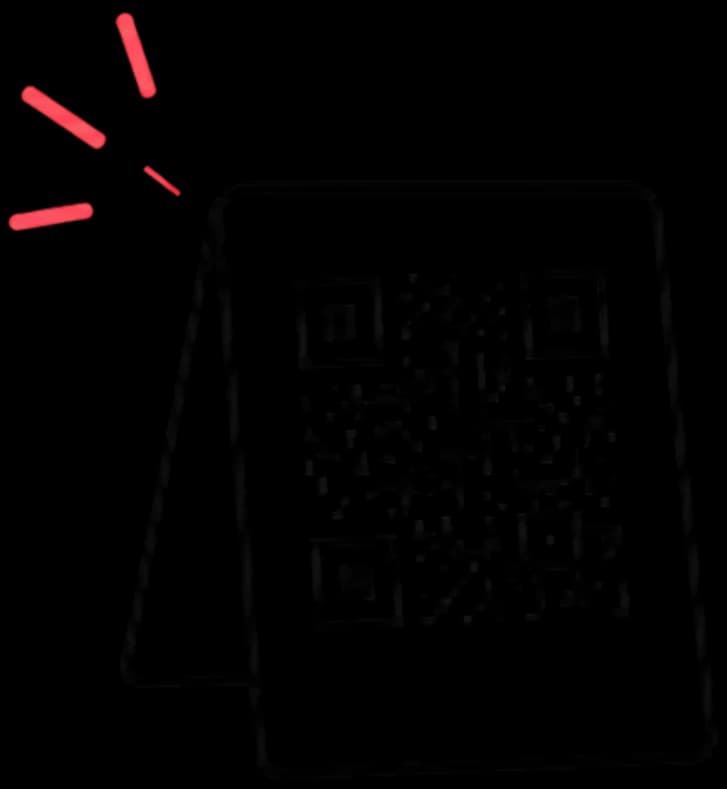 QR code for customer reviews
