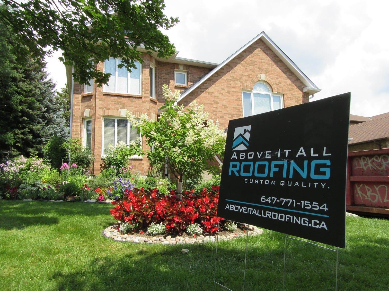 Guest photo from a Google review at Above It All Roofing Inc Mississauga