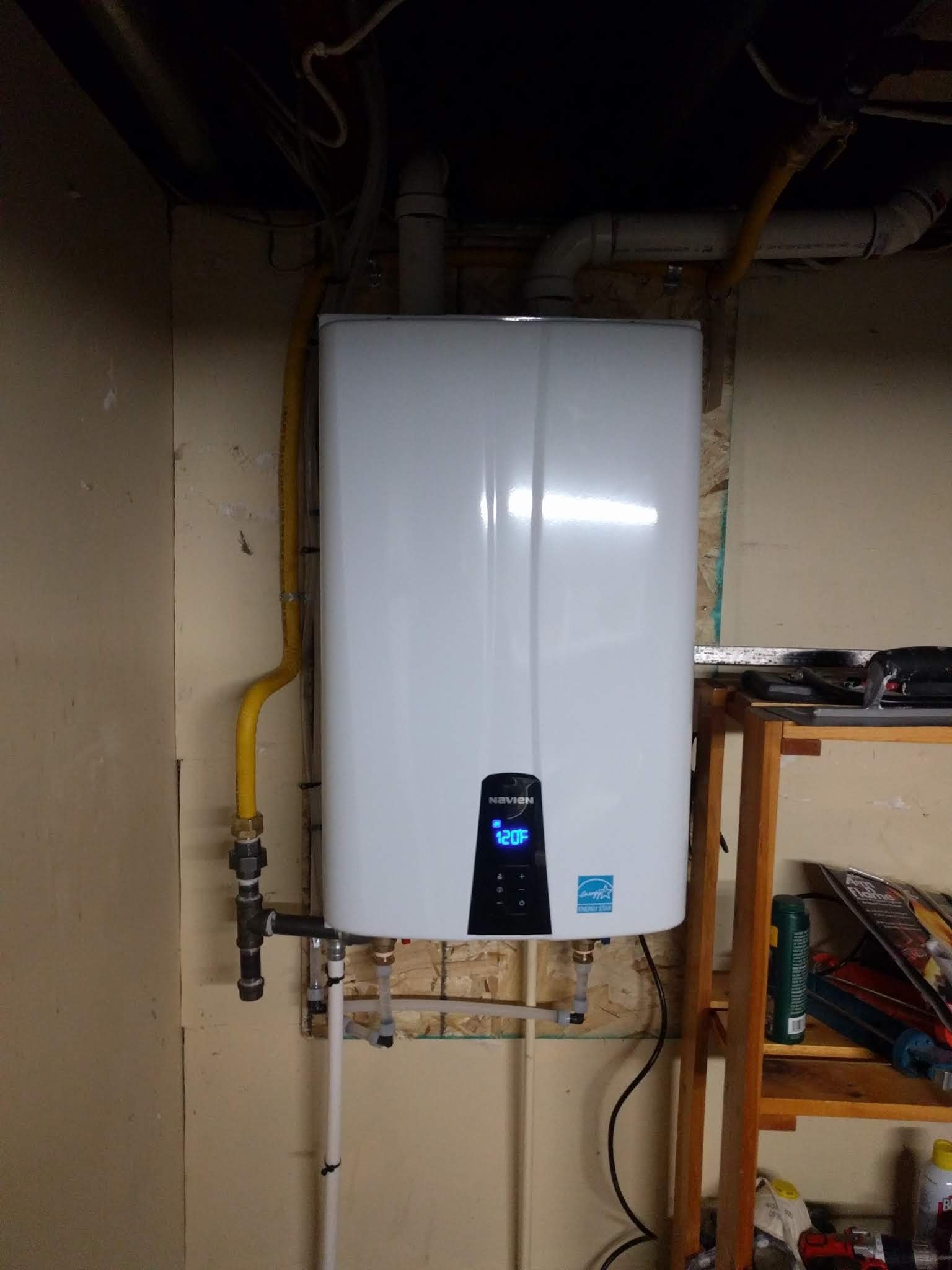 Home services team at a customer job site