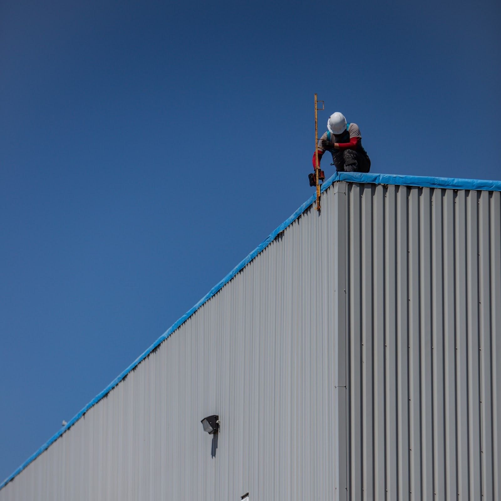 Home services team at a customer job site