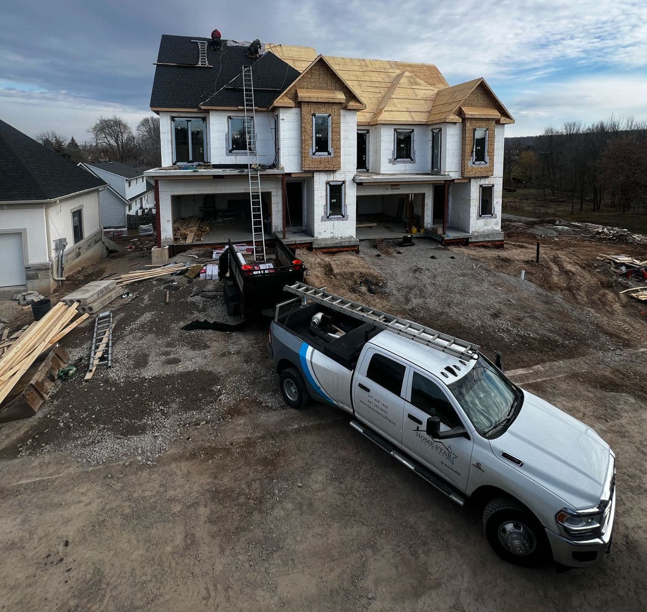 Guest photo from a Google review at Home Star Roofing LTD