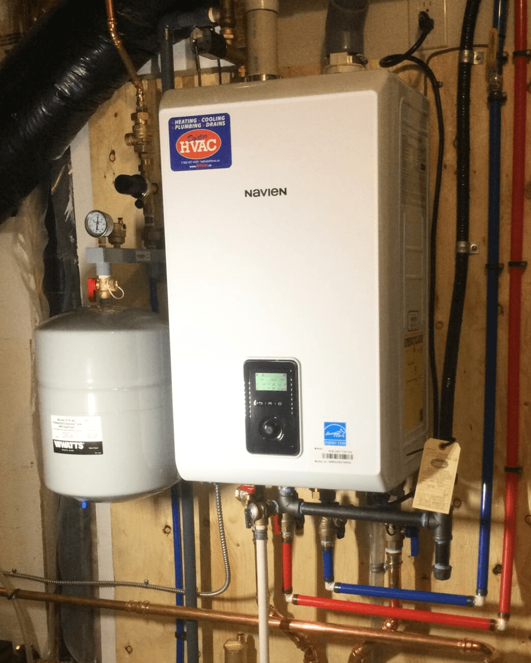 Home services team at a customer job site