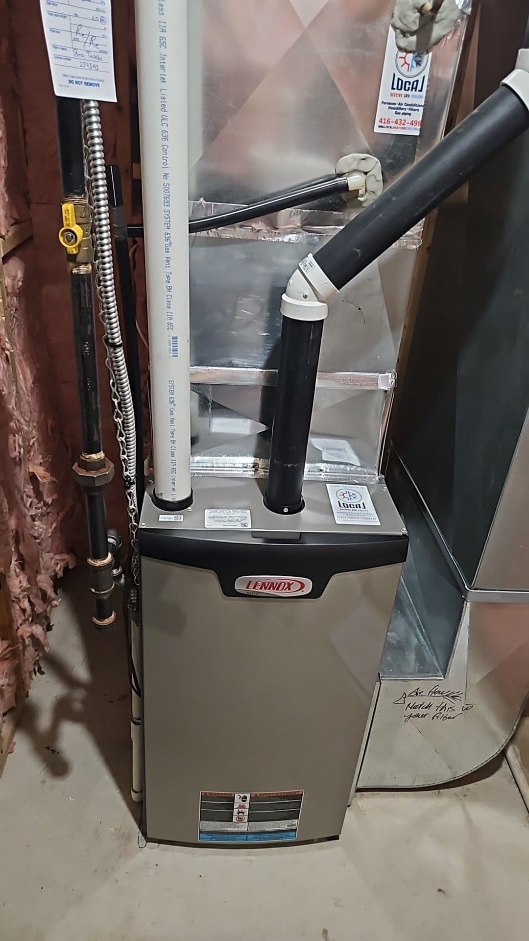 Another guest photo from a Google review at Local Heating And Cooling