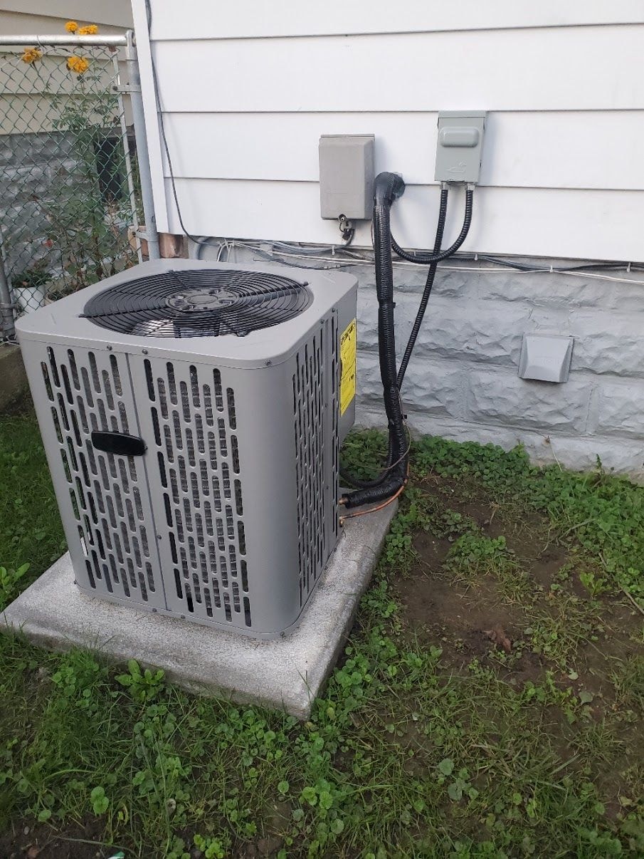 Home services team at a customer job site