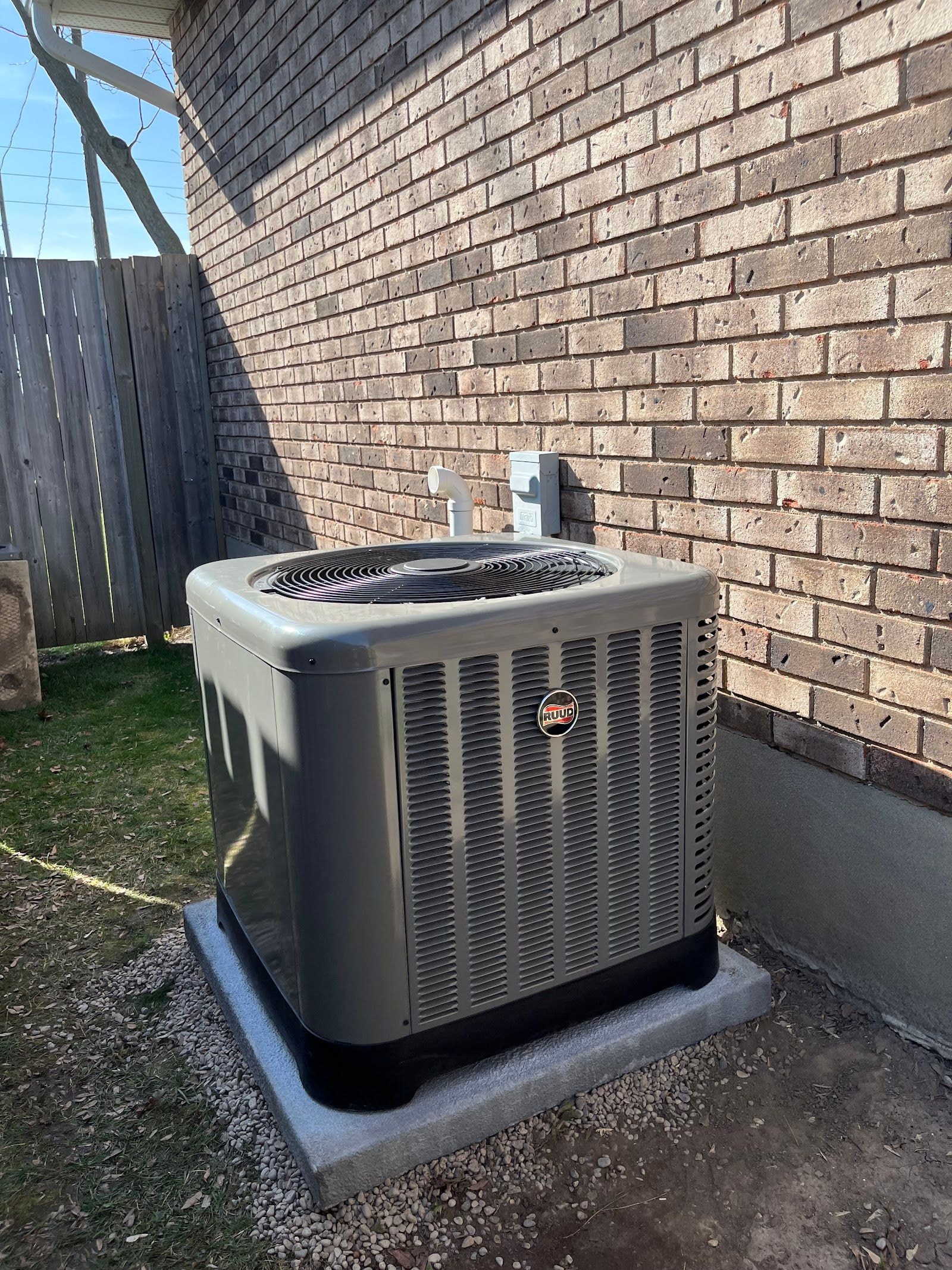 Home services team at a customer job site
