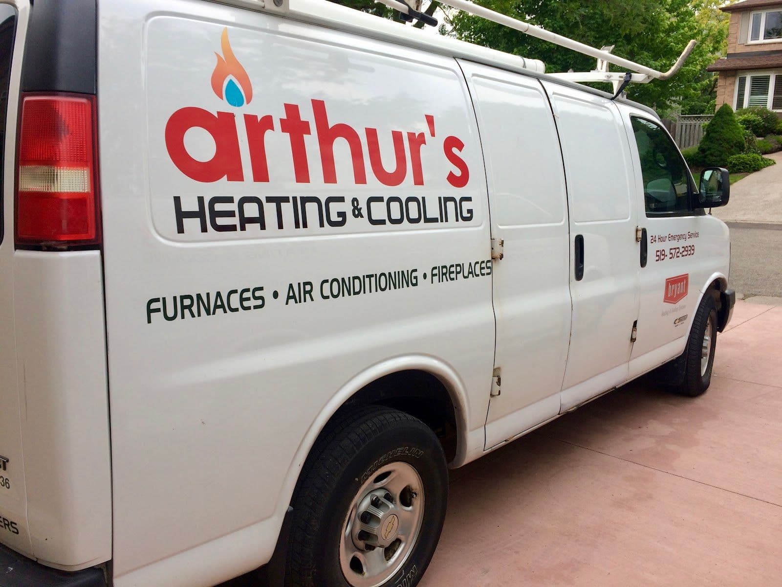 Guest photo from a Google review at Arthur's Heating & Cooling Inc