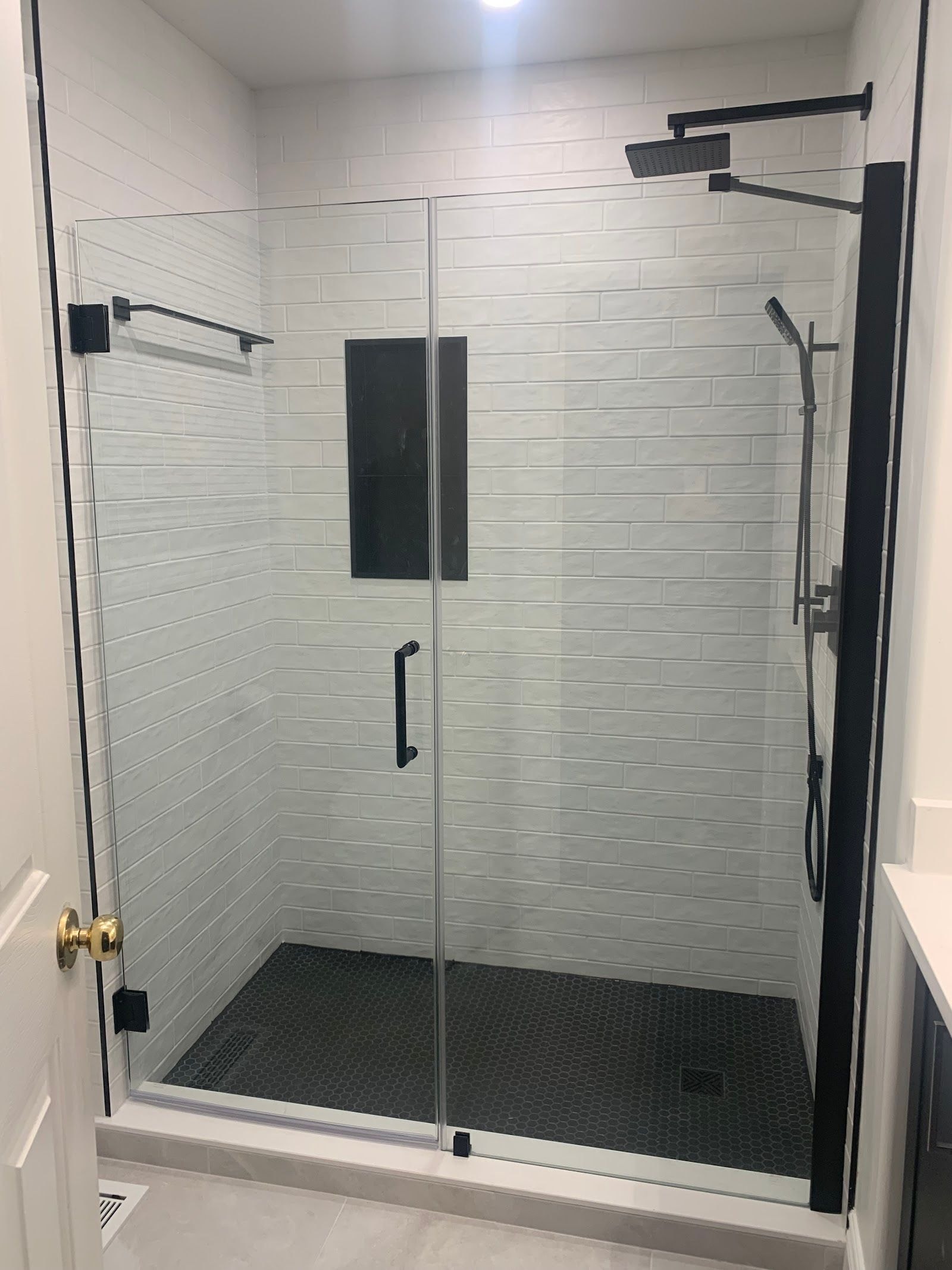 Home services team at a customer job site