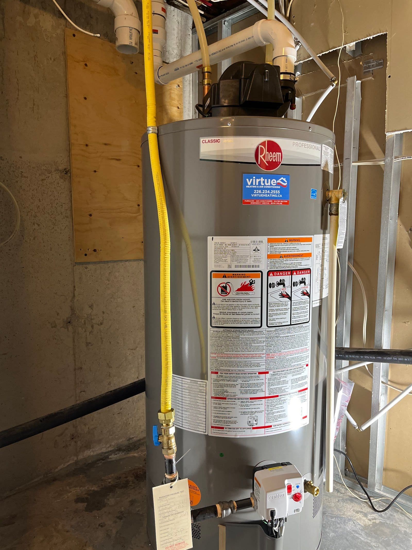 Another guest photo from a Google review at Virtue Heating and Air Conditioning