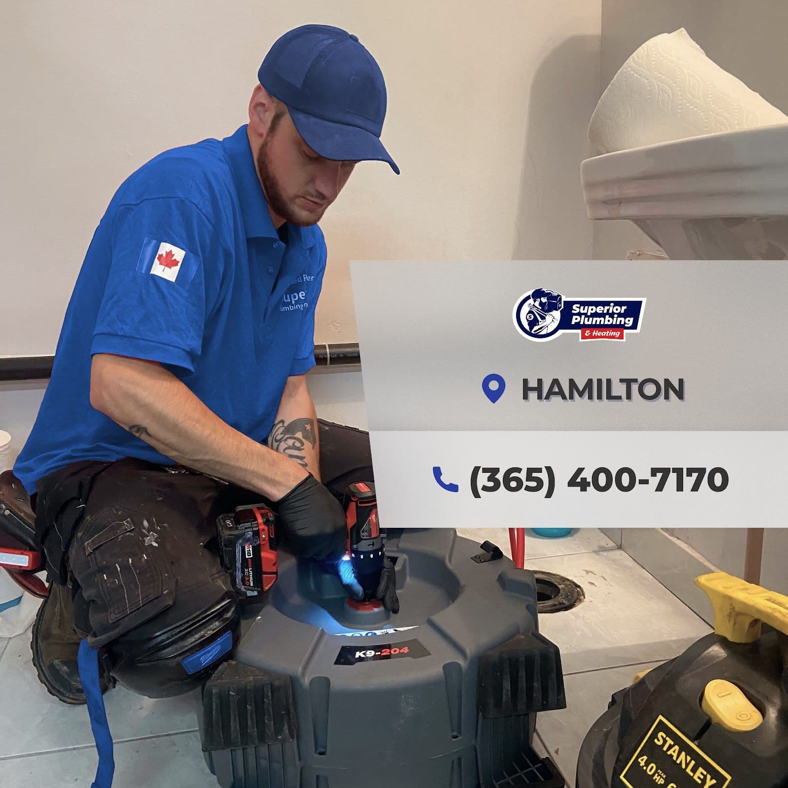 Guest photo from a Google review at Superior Plumbing & Heating of Hamilton