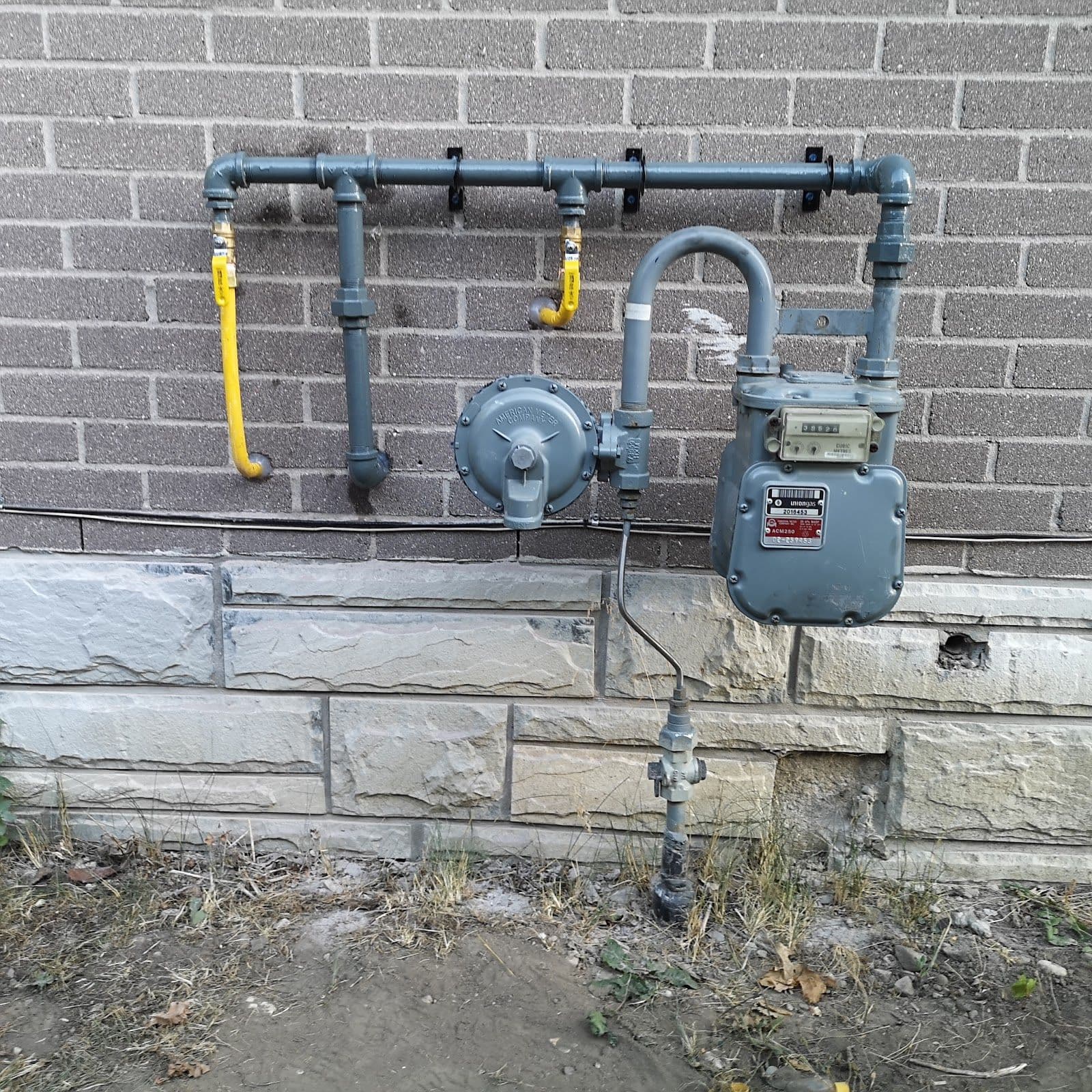 HVAC technician and office manager reviewing customer feedback together on a tablet beside a service van in a Kitchener driveway