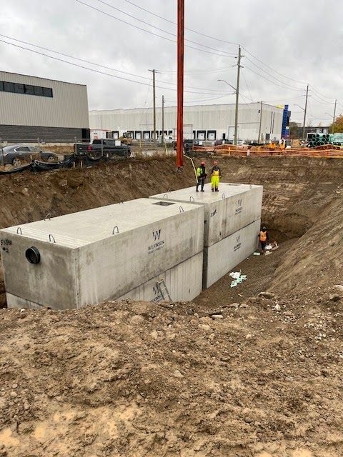 Home services team at a customer job site