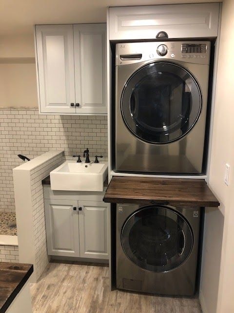 Home services team at a customer job site