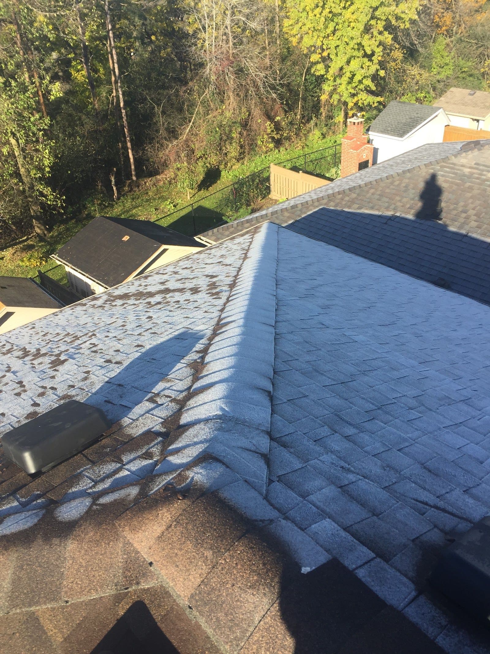 Another guest photo from a Google review at William's United Roofing