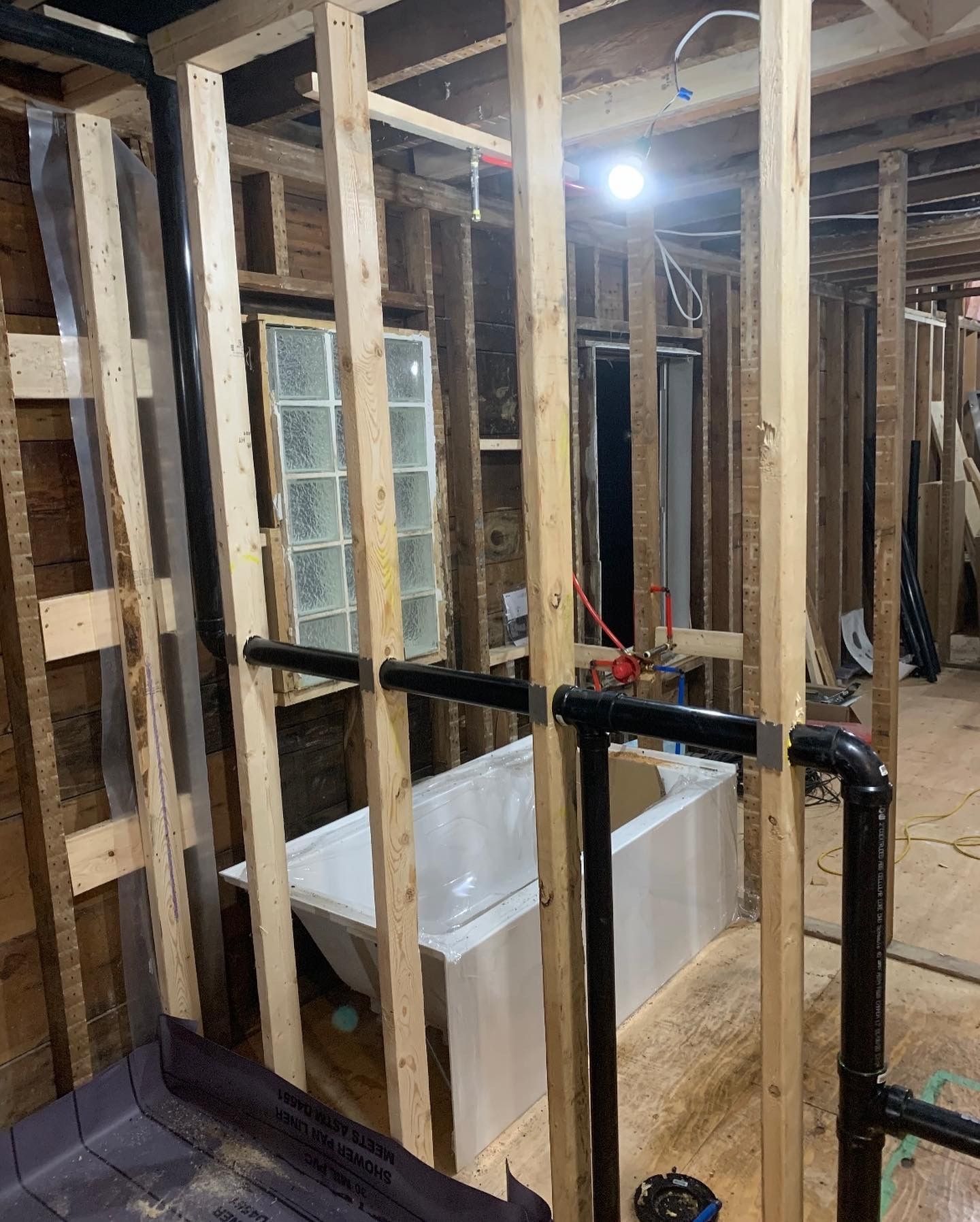 Home services team at a customer job site