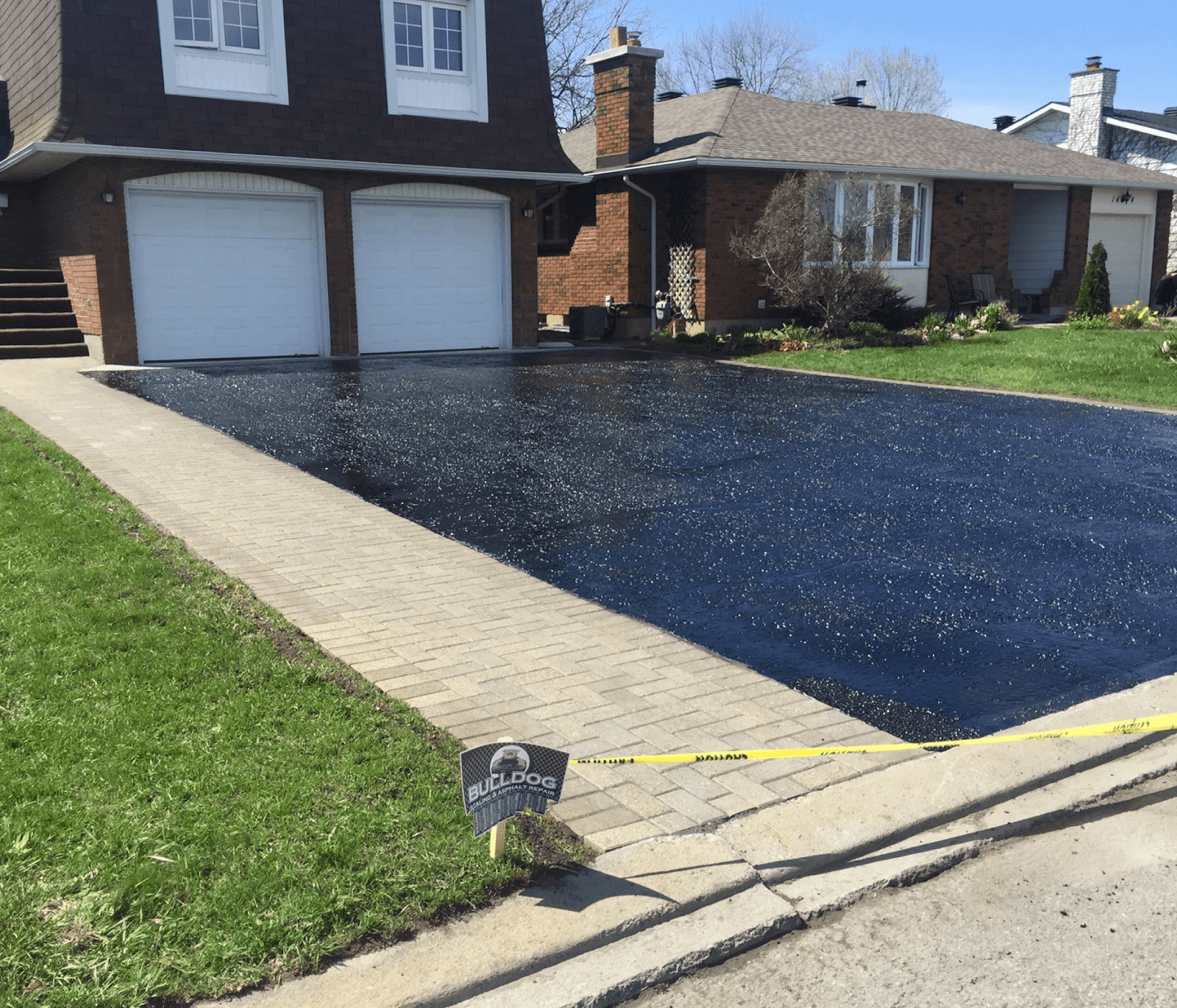 Guest photo from a Google review at Bulldog Sealing & Asphalt Repair