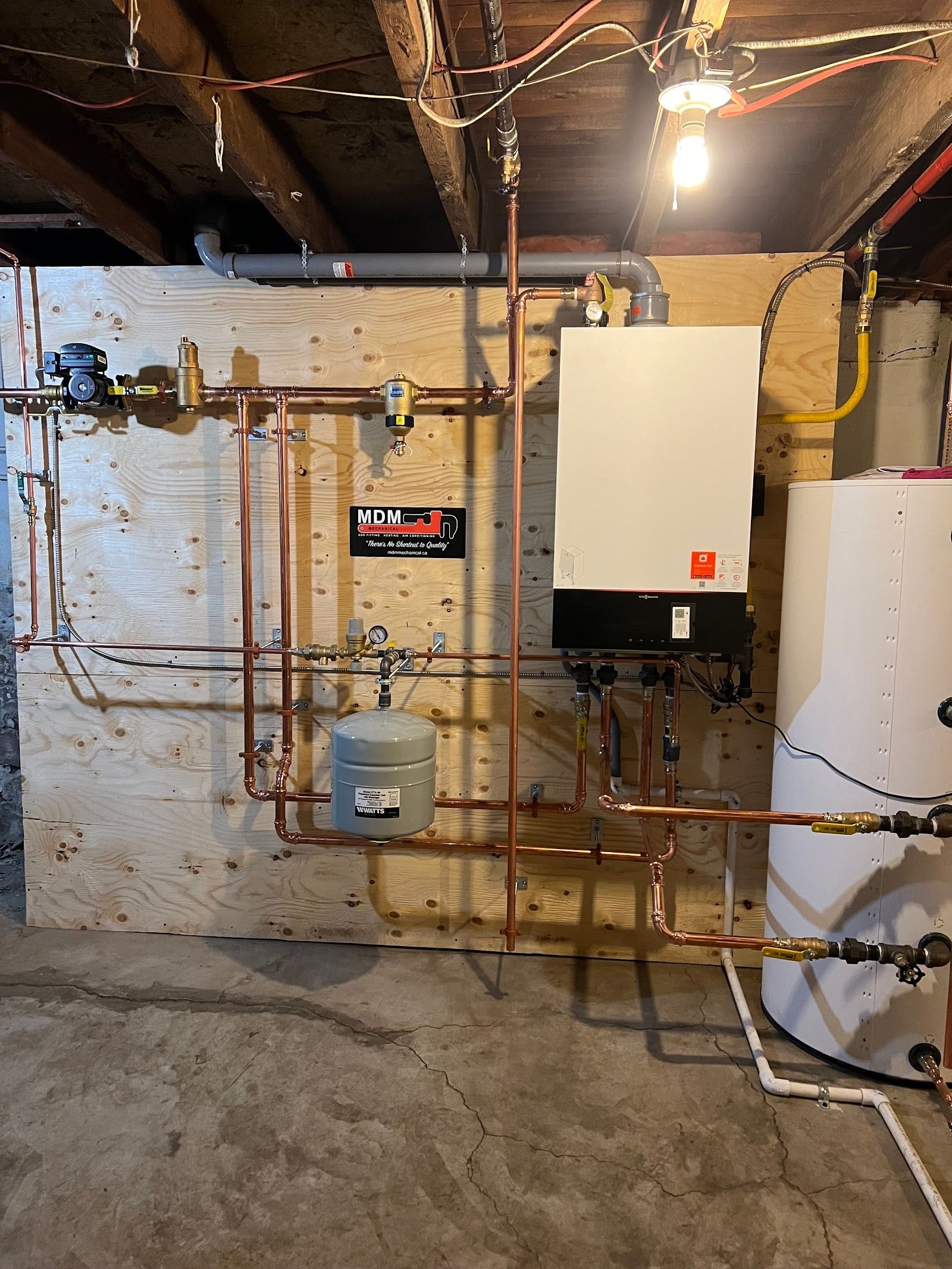 Home services team at a customer job site