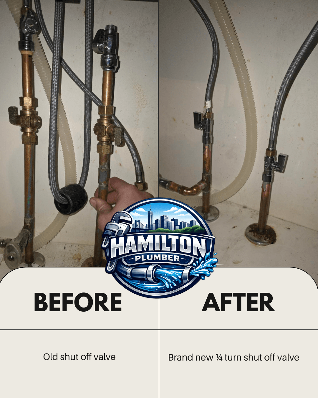Home services team at a customer job site